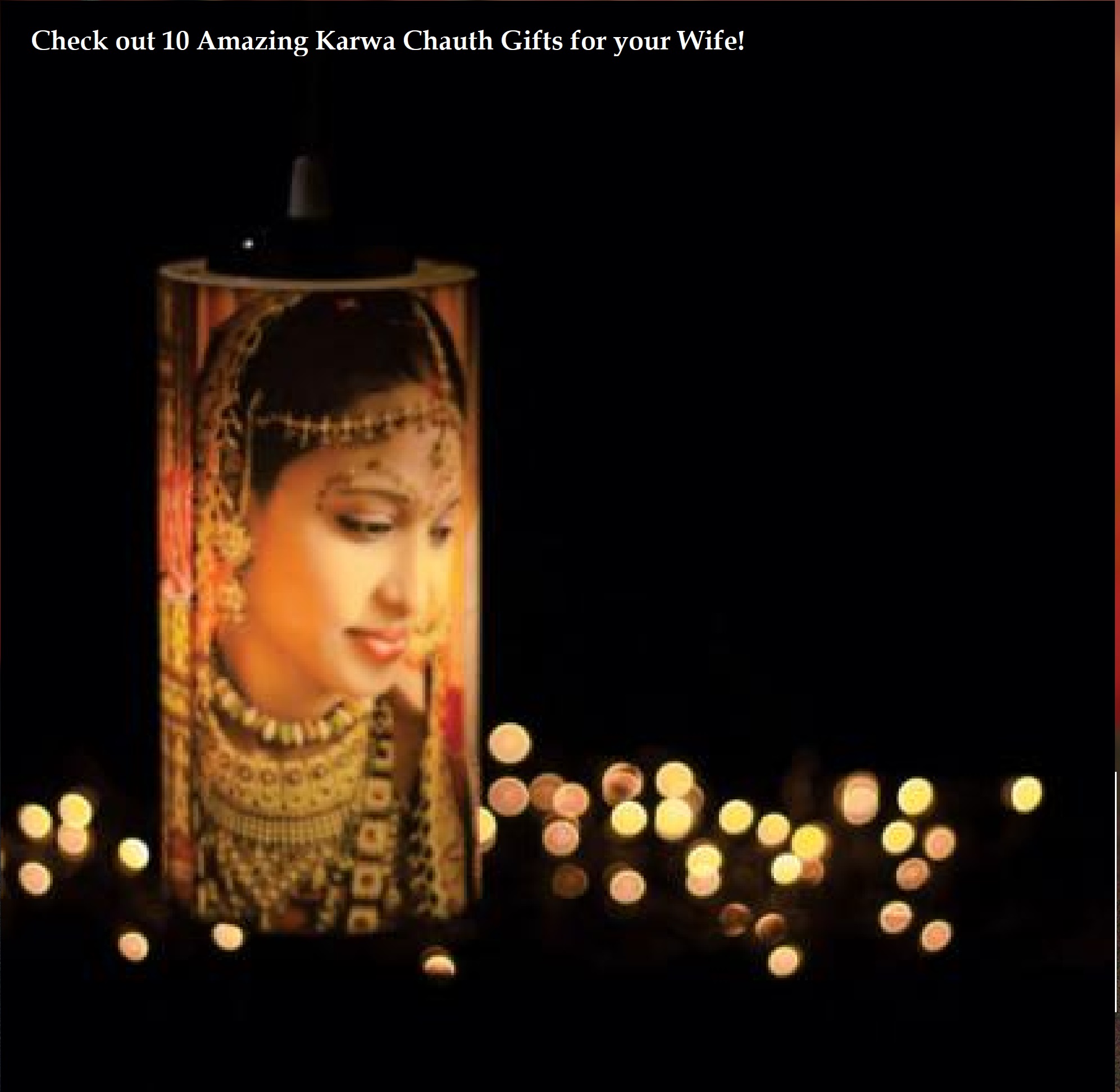 Midiron Karwa Chauth Gift Combo | Romantic Karwa Chauth Gift | Karva Chauth  Gift For Wife