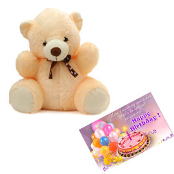 Teddy With Card