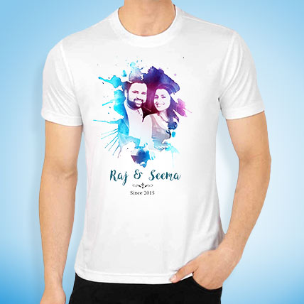 anniversary t shirts for couples india