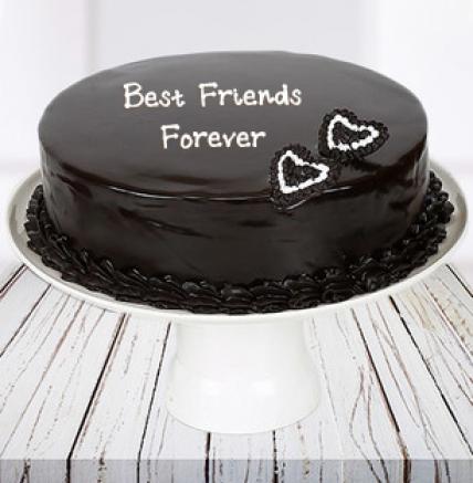 Buy Friendship Day Round Photo Cake-Best Friends For Life