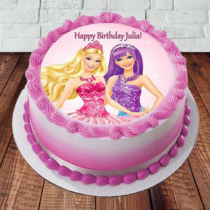 Barbie themed sheet cake with edible print | Themed cakes, Lion cakes,  Edible printing