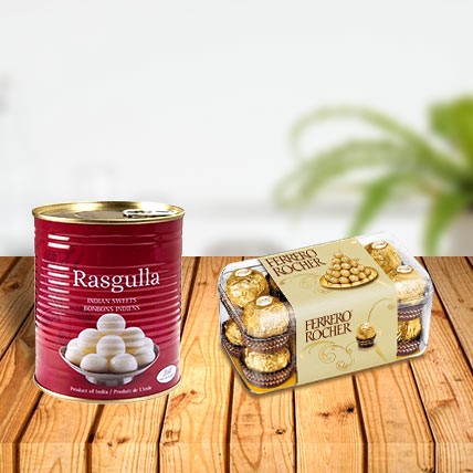 Send Ferrero Rocher with sweets Online in India at Indiagift.in